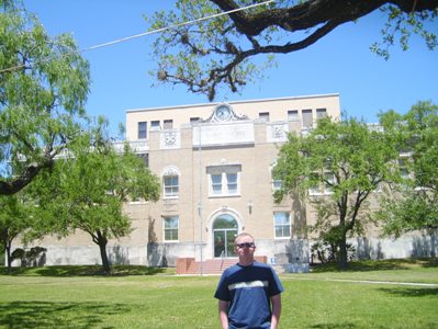 Greg with San Patricio County Courthouse