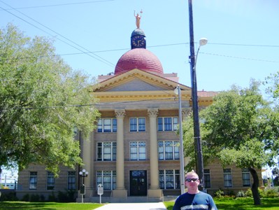 Greg with Bee County Courthouse