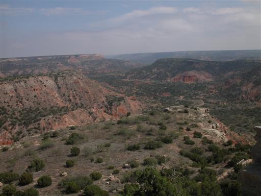 palo duro canyon visible light