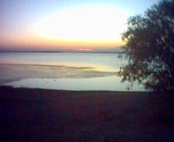 sunset at joe pool
